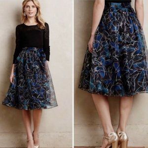 Moulinette Soeurs Anthropologie Butterfly Skirt Size O